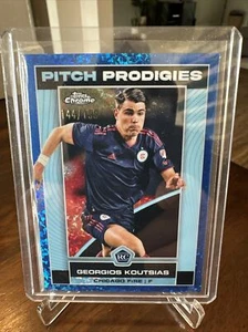 2023 Topps Chrome MLS GEORGIOS KOUTSIAS BLUE MINI DIAMONDS PRODIGIES 50/199 #193 - Bild 1 von 3