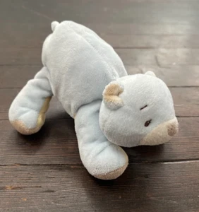 Peluche Baby Gund Little Tones orso blu 58624 cigolante mini peluche - Foto 1 di 6