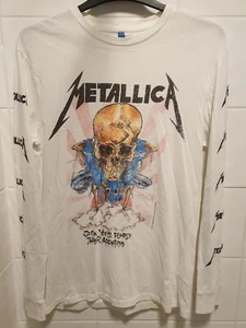 H&M Metallica S Small T-Shirt Damage Inc Pushead Skull Art Hard Rock Band Tee - Picture 1 of 10