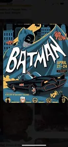 Stampa artistica fumetti Batman & Robin anni '60 - Foto 1 di 1