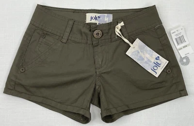Pantalones Cortos Chinos Jolt Verde Algodón Elastizados Wee Cuff Junior Mujer Talla 000 Nuevos con Etiquetas Foto 1 de 4