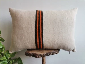 Moroccan Handmade Kilim Pillow Cushion Cover Throw Pillow Case Sofa boho - Picture 1 of 4