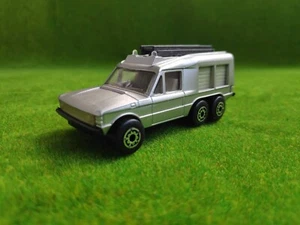 Matchbox Land Rover Carmichael Commando / Silver / Ladder / Bulgarian Base - Picture 1 of 6