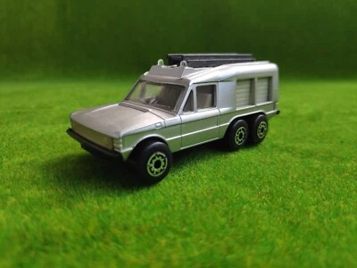Matchbox Land Rover Carmichael Commando / Silver / Ladder / Bulgarian Base - Image 1 of 4