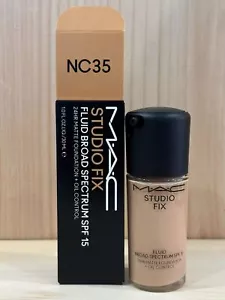 Studio Fix Fluid LSF 15 24 Stunden Matte FoundNC35 von MAC für Frauen - 1 Unze Foundation - Bild 1 von 3