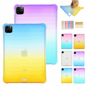 Funda trasera de goma TPU suave degradada para iPad Air 4ta generación 10.9 Pro 11 2020 - Imagen 1 de 28