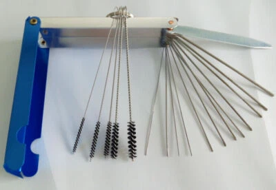 Carburetor Carb Jet Cleaning tools Set Wire Cleaner Kit For Auto Car ATV Parts - Image 1 of 4