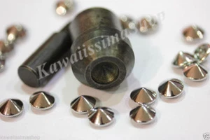Punta per Torchietto pressa manuale per applicazione borchie A CONO RIVETTO 9mm - Picture 1 of 1