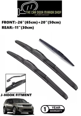 Juego de escobillas limpiaparabrisas 26"20"11" para Land Rover Discovery Sport 2014-2023 Foto 1 de 4