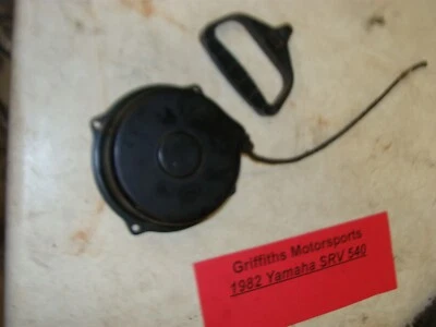 Yamaha SRV 540 1982 cuerda de retroceso arranque de tracción mango de arranque resorte completo OEM Foto 1 de 4