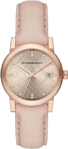 BURBERRY BU9131 The City 34 mm Rose Tone Stainless Steel Women's Watch - Picture 1 of 10