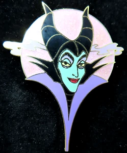 Disney Pin Disney Auctions Maleficent Head against Pink Nimbus LE 500 #34081 - Picture 1 of 4