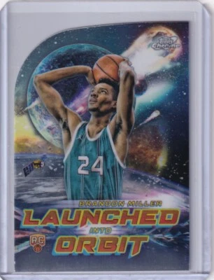 Brandon Miller  2023-24 Topps Chrome Cosmic Rookie Launched Orbit $1.50 SHIPPING - Image 1 of 2