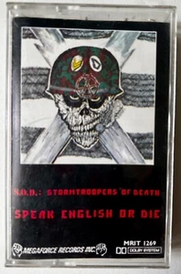 S.O.D. Stormtroopers of Death Speak English or Die -- CASSETTE TAPE - Picture 1 of 2