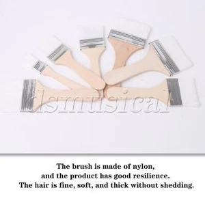 12 Stück Silber Weiß Pinsel für Heimwerker Acrylmalerei - Bild 1 von 7