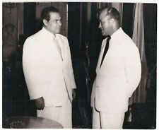 CUBAN PRESIDENT BATISTA & US AMBASSADOR MR WILLARD BEAULAC CUBA 1953 Photo Y 276