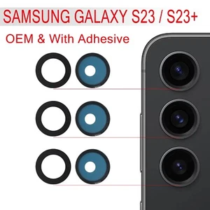 OEM Rückseite Rück Kamera Linse Glas Ersatz für Samsung Galaxy S23 S23+ S23 Plus - Bild 1 von 2