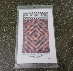 Lincoln's Ladies Vintage Series Soldier's Quilt Primitive Gatherings LL 07 - Picture 1 of 2