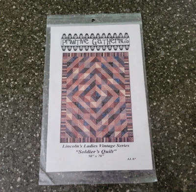 Lincoln's Ladies Vintage Series Soldier's Quilt Primitive Gatherings LL 07 - Image 1 of 2