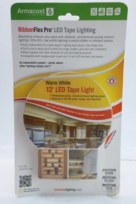 Armacost Light RibbonFlex Pro 12' Warm White LED Tape Lighting - Image 1 of 4