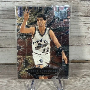 1996-97 Fleer Metal Metal Shredders #246 John Stockton Utah Jazz Basketball Card - Picture 1 of 2