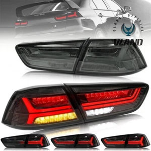 2*VLAND LED Tail Lights w/Animation For Mitsubishi Lancer & EVO X 2008-2017 Pair - Picture 1 of 14