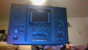 RCA Digital AM/FM Dual Alarm Clock Radio Station 10 Presets Model RP3721A WORKS! - Picture 1 of 13