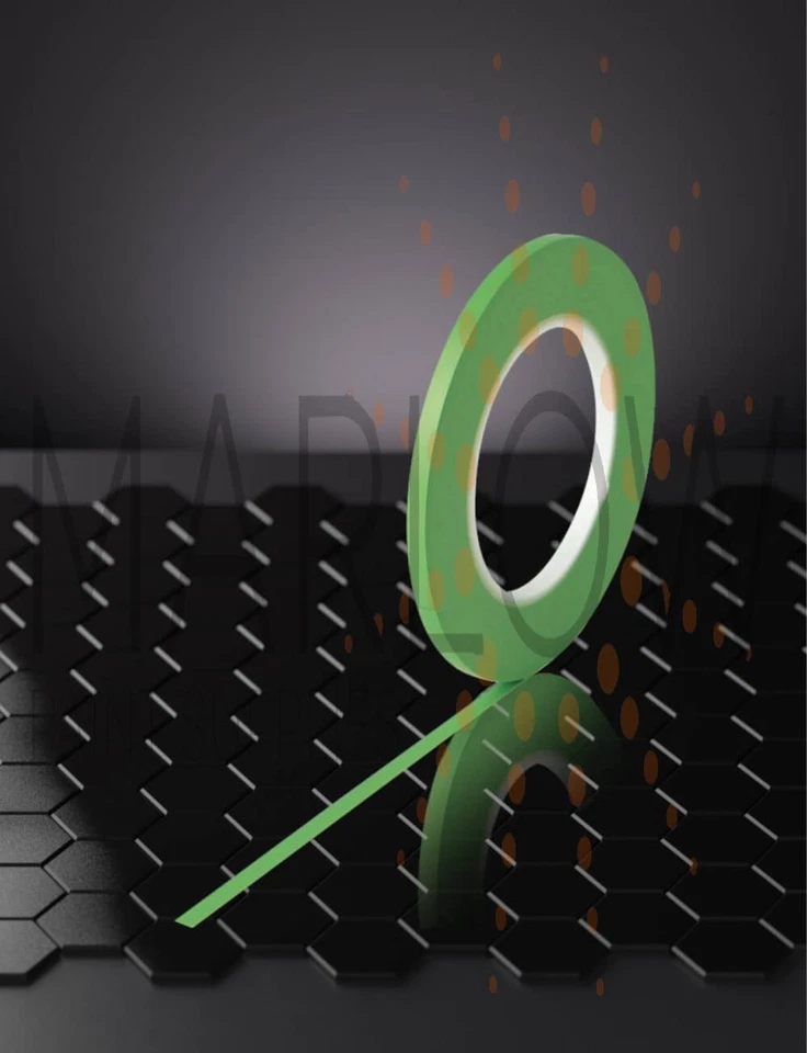 4CR 1170 Fine Line Tape green 3mm x 55m - Image 1 of 1