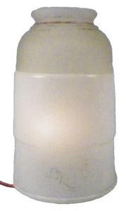 Art Nouveau Lamp Shade Clear Frosted White Minimalist Table Stand Ceiling #8 - Picture 1 of 6