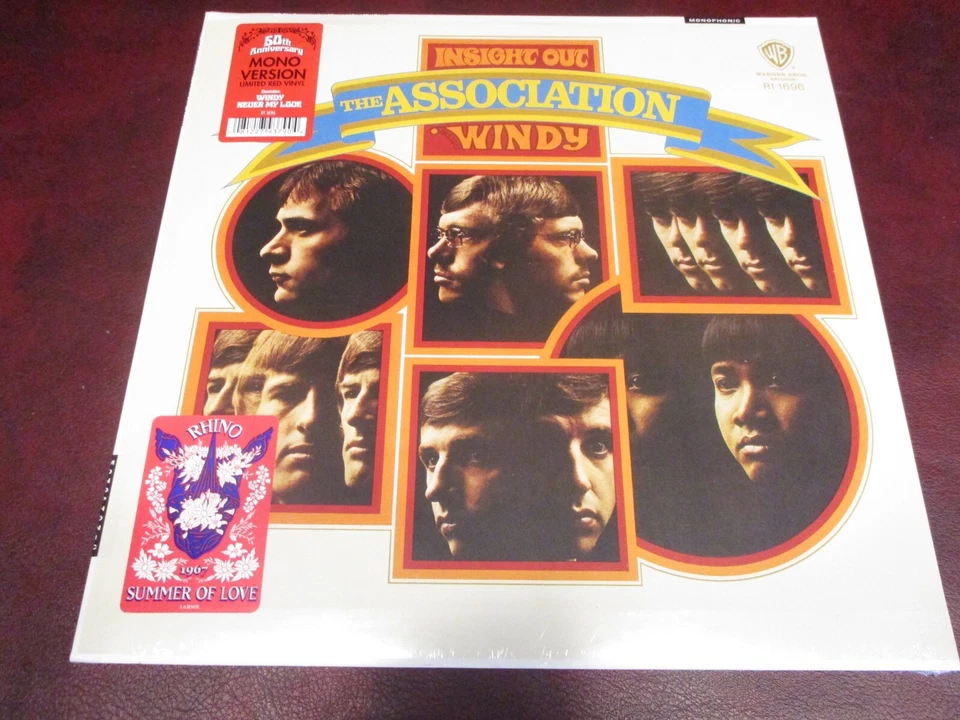 Insight Out [50th Anniversary Red Vinyl Summer of Love Exclusive] [LP] by The Association (Vinyl, Jul-2017, Rhino (Label))