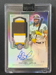 FERNANDO TATIS JR /5 ON CARD AUTO GIOCO USATO PATCH AUTOGRAFO 2023 TOPPS DYNASTY - Foto 1 di 2
