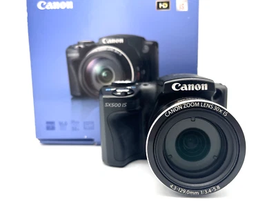 Canon PowerShot SX500 IS 16 MP Digital Camera, with 30x Optical Zoom - Image 1 of 4