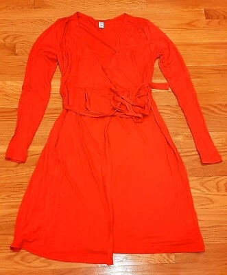 Old Navy Women's Wrap Dress, Red, Size S Tall, New - Image 1 of 4