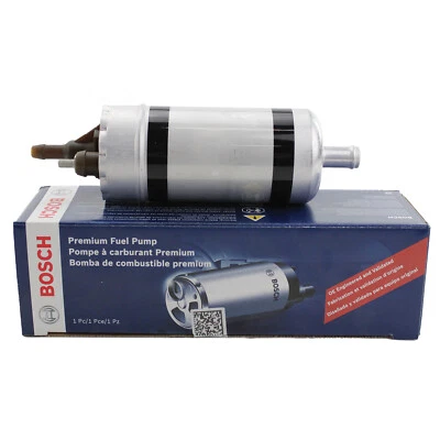 For BMW E12 E23 E28 E90 Alfa Romeo Milano In-Line Electric Fuel Pump Bosch 69418 - Image 1 of 4