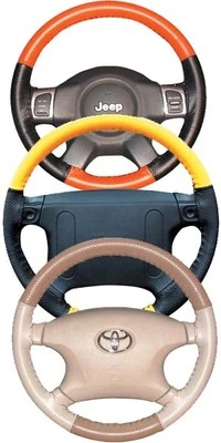 Toyota перфорированный Custom Fit 1 - 2 цвета кожаный руль чехол Wheelskins - Изображение 1 из 4