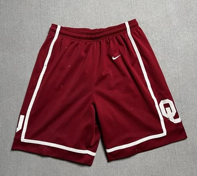 Nike Oklahoma Sooners Shorts Men's M Red Basketball Authentic Team Apparel OU - Image 1 of 4