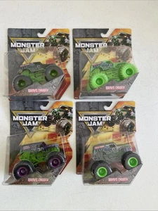 Monster Jam serie 2025 GRAVE DIGGER set completo di 4 monster truck - Foto 1 di 7