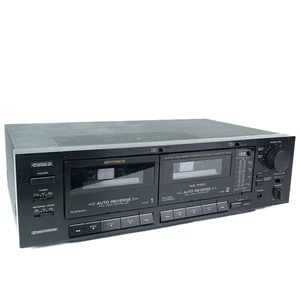 Optimus SCT-89 Full Logic Doble Estéreo Cassette Deck Auto Reverse HX Pro - Imagen 1 de 8