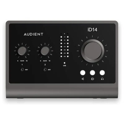 Audient iD14 MKII Interfaccia audio pro USB-C 10 In / 6 Out 2 Preamp Microfonici - Immagine 1 di 4
