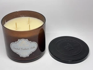 Bath & Body Works Toasted Graham Latte 3 Docht Kerze NEU - Bild 1 von 4