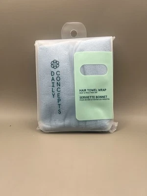 Toalha de cabelo Daily Concepts azul claro - Imagem 1 de 3