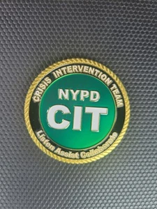 NYPD Crisis Intervention Team/Bruce Lee challenge coin - Picture 1 of 3