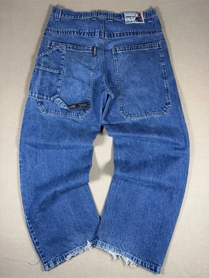 De Colección Paco Jeans Sueltos Carpintero Pierna Ancha Bolsillo Profundo Patinador Ropa de Calle Talla 36x32 Foto 1 de 4