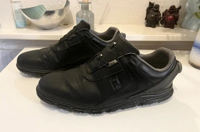 FOOTJOY ULTRAFIT SL BOA GOLF SHOES 54233 black and grey UK size 9.5 - Image 1 of 4