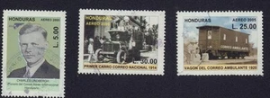 HONDURAS 2005 C1220-C1222 TRASPORTO POSTA AEREA SET USATO LINDBERGH - Foto 1 di 1