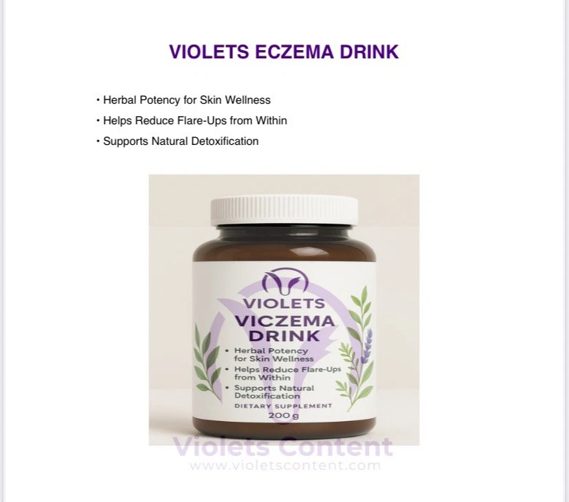 Violet Ezcema Powder 100% Natural Organic Premium Quality - Image 1 of 1