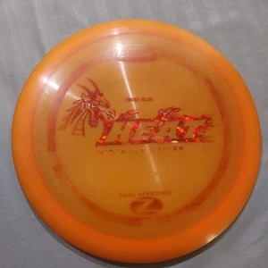 Discraft First Run Elite Z Heat Disc Golf Distance Diver Red Shatter Stamp 169g - Picture 1 of 2