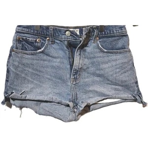 Abercrombie & Fitch The Mom kurze High Rise Jeans Denim roher Saum Damengröße 29-8 - Bild 1 von 16
