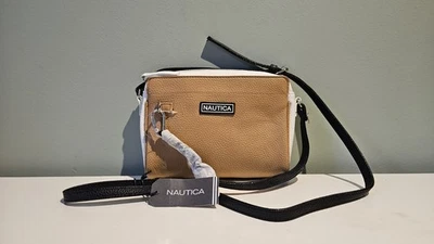 NWT NAUTICA BELAFONTE COLORBLOCK MINI WOMEN'S CROSSBODY BAG PURSE - CN1120/79CP - Image 1 of 4