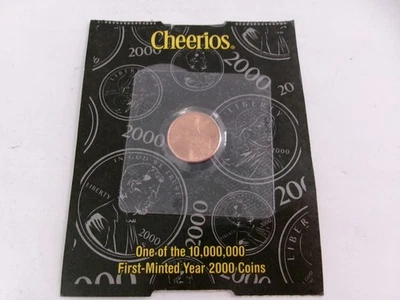 2000 Lincoln One Cent Penny Cheerios Coin - Image 1 of 3